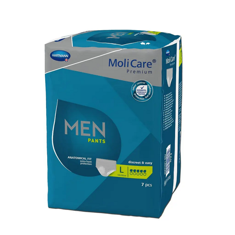 Труси поглинаючі для чоловіків MoliCare® Premium MEN PANTS 5 крапель L 7шт/пак